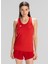 Kırmızı Kadın Bisiklet Yaka Regular Fit Atlet 32251ZW Survıvor Woman Tank 3 1