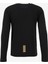 Bisiklet Yaka Siyah Erkek T-Shirt 8NPT55PJM5Z 2