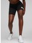 84834701 Ess Logo Short Leggings Siyah Kadın Lastikli Bel Normal Kalıp Tayt 1