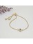 Yuvarlak 14 Ayar Altın Plakalı Anne Bebek Tasarımlı Hediye BILEKLIK-B.359866N.359923M.359980Q.4 1