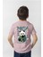 Çocukçagiy Panda Baskılı Erkek Kız Çocuk Pamuklu Bisiklet Yaka Tshirt 1