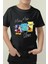 Çocukça Giy Çocukçagiy Mickey Mouse  Baskılı Unisex Çocuk Pamuklu Bisiklet Yaka Tshirt 2