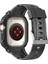 Watch 42MM Uyumlu WI-WB014 Armor Serisi 2in1 Sert Pc Kasa Koruyuculu Silikon Kordon Siyah 2