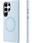 Galaxy S24 Ultra Kılıf Magsafe Destekli Çizilmeye ve Aşınmaya Dayanıklı Youngkit Velvet Serisi Mavi 2