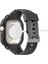 Watch Ultra 49MM Uyumlu WI-WB014 Armor Serisi 2in1 Sert Pc Kasa Koruyuculu Silikon Kordon Siyah 3