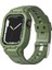 Watch 42MM Uyumlu WI-WB014 Armor Serisi 2in1 Sert Pc Kasa Koruyuculu Silikon Kordon Yeşil 1