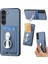 C1-9 Samsung Galaxy S23+KILIF Kart Tutucu Deri+Tpu+Pc Kickstand Telefon Kapağı-Mavi (Yurt Dışından) 1