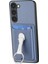 C1-9 Samsung Galaxy S23+KILIF Kart Tutucu Deri+Tpu+Pc Kickstand Telefon Kapağı-Mavi (Yurt Dışından) 4