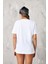 Limes Yazılı Limon Tasarım Baskılı Beyaz Kadın T-Shirt 2