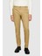 Esnek Slim Fit Chino Pantolon Erkek Bej T-Shirt - 323A4JGCSF03E 5