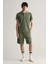 Erkek Yeşil Regular Fit Logolu Polo 1
