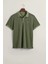 Erkek Yeşil Regular Fit Logolu Polo 4