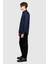 %100 Koton Slim Fit Fitilli Kadife Pantolon Erkek Siyah T-Shirt - 323A4SFRSF03D 3
