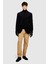 Yün Karışımlı Slim Fit Kazak Erkek Siyah Kazak - 323A11BAS200A 1