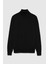 Yün Karışımlı Slim Fit Kazak Erkek Siyah Kazak - 323A11BAS200A 2