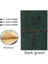 Koyu Yeşil Stil A5 235X165MM Seyahat Edilebilir Antika Defter Pu Deri Boş Kraft Günlük Not Defteri Günlük Defter Çizim Defteri Kırtasiye Okul Ofis Malzemeleri A7A6A5 (Yurt Dışından) 1