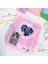Bordo Tarzı 25,5 cm x 19,7 cm Mınkys Yeni Sevimli Kalp Binder Fotoğraf Kartları Stickerlar Toplama Kitabı 4 Halkalı Küçük Kartlar Saklama Kitabı Iki Taraf Cep Torba (Yurt Dışından) 3