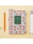 Ahududu Tarzı A5 Yeni Gelen Sevimli Pu Deri Çiçekli Zarf Takvim Defter Haftalık Planlayıcı Defter Okul Ofis Malzemeleri Kawaii Kırtasiye (Yurt Dışından) 1