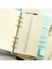 Cetvel Stili A5 Basit Tarzı Yarı Mat Ciltli Kayışlı A5 Planlayıcı Ofis Malzemeleri Içi Çıkarılabilir Çekirdekli A6 A7 Defter Günlük A6 A7 Defter Bürosu Malzemeleri (Yurt Dışından) 1
