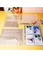4 Cepli Stil A5 A5 6 Halkalı Şeffaf Dosya Dolap Cep Sleeves Üst Yüklü Fotoğraflar Defter Günlük Foto Albümü Çizim Not Defteri (Yurt Dışından) 4