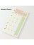 Aylık Planlayıcı Stili A5 45 Sayfa Kawaii A5 A6 Düz Sayfa Defter Kağıdı Yenileme Spiral Cilt Içindekiler Iç Sayfalar Aylık Haftalık Günlük Planlayıcı Ajandası (Yurt Dışından) 1