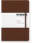 Kahverengi Tarzı Sert Kapaklı A5 Noktalı Defter 100G 5.7x8 Retro Bantlı Şeker Renkli Günlük Defter Ajandası Bujo (Yurt Dışından) 1