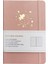 Pembe Vegan Deri Stili A5 Özelleştirilebilir 160 Gsm Noktalı Günlük A5 Kalın Beyaz Bambu Kağıt Gsm Noktalı Defter Vegan (Yurt Dışından) 1