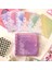 Mor Gird Set Stili 14,5X15CM Sharkbang A7 Kare Yapraklı Günlük Defter Glitter Günlük Ajanda Planlayıcı Pvc Bağlayıcı Kart Kitabı Hediye Seti Kırtasiye (Yurt Dışından) 5