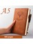 Açık Turuncu Kahverengia5 Stili A4 Defter Ultra Kalın Kalınlaştırılmış Not Defteri Iş Yumuşak Deri Toplantı Kayıt Defteri Ofis Günlüğü Sketchbook Öğrenciler Sevimli (Yurt Dışından) 1