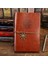 Kırmızı Stil Orta 130X185MM Retro Spiral Defter Günlük Not Defteri Vintage Korsan Çapalar Pu Deri Not Defteri Değiştirilebilir Kırtasiye Hediye Seyahatçi Günlüğü (Yurt Dışından) 3