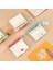 Kare 80 Yaprak Stili Mini Sevimli Şeffaf 3 Halkalı Mini Spiral Defter Öğrenci Taşınabilir El Kitabı Halkalı Cüzdan Kawaool Malzemeler Kırtasiye (Yurt Dışından) 2