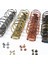 Altın Kişisel 25 mm Stili Defter Ajandası Planlayıcı A5 A6 Kişisel A7 Bağlayıcı Klasör Için 2 Çift Vida Ile Metal Spiral Halka Bağlayıcı Klips Dosya Klasörü (Yurt Dışından) 2
