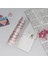 Gül Altın-30 mm Yüzük Stili A6 Köpekbalığı A5 A6 Binder Kapak Pp Yumuşak Organizer Günlük Halka Bullet Şeffaf Kılıf Gezi Defteri Ajanda Kırtasiye Malzemeleri (Yurt Dışından) 1