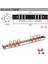 Gül A5 25MM Stili Defter Ajandası Planlayıcı A5 A6 Kişisel A7 Bağlayıcı Klasör Için 2 Çift Vida Ile Metal Spiral Halka Bağlayıcı Klips Dosya Klasörü (Yurt Dışından) 1