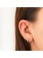 14 Ayar Altın Taşlı Tek Top Motifli Minimal Tragus Piercing 2