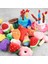 1 Adet Düdük 2.7cm Tarzı 1 Adet Sesli Köpek Oyuncak Meyve Sebze Tavuk Davul Kemik Squeak Oyuncak Kedi Evcil Hayvanlar Için Peluş Kırmızı Turp Kemik Yıldız Donut (Yurt Dışından) 2