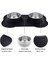Siyah Stil M 46X26CM Kaymaz Çift Köpek Kasesi Silikon Tabanlı Dayanıklı Paslanmaz Çelik Su ve Yem Kabı - Köpekler ve Kediler Için Beslenme ve Içme Kabı (Yurt Dışından) 4