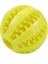 Sarı Stil Köpek Oyuncakları Lastik Top Diş Temizleme Elastikiyet Küçük Büyük Köpek Oyuncakları Lastik Pet Top Atıştırmalık Topu (Yurt Dışından) 1