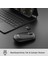 Kablosuz 1600DPI 4 Tuşlu Sessiz PC, Mac, Dizüstü Bilgisayar için, USB Mini Alıcı ile Optik Mouse Siyah 3