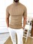 Tişört Yarım Boğazlı Tişört Nefes Alabilen Terletmez Pamuklu Tshirt Slim Fit T-Shirt 2