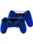 Ps4 Controller Joystick Oyun Kolu Gamepad Uyumlu - Silikon Koruyucu cover Mavi 1