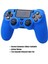 Ps4 Controller Joystick Oyun Kolu Gamepad Uyumlu - Silikon Koruyucu cover Mavi 5