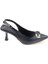 La Pia 02846 6 cm Topuklu Arkası Arkası Açık Kadın Stiletto Ayakkabı 2