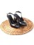 La Pia 02846 6 cm Topuklu Arkası Arkası Açık Kadın Stiletto Ayakkabı 4