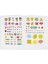 Çizgili Stickerli Kraft Kapak Defter Kırmızı 18,5*26 50 Yp. 2