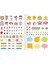 Çizgili Stickerli Kraft Kapak Defter Kırmızı 18,5*26 50 Yp. 3