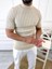 Tişört Yarım Boğazlı Tişört Nefes Alabilen Terletmez Pamuklu Tshirt Slim Fit T-Shirt 3