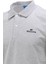 Erkek Polo Yaka Yumuşak Dokulu, Kol Bantlı Gri T-Shirt 2