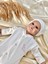 Prematüre Kız Bebek Minik Dinazor Nakışlı Tulum ve Şapka 4