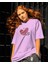 I Love Pets Tasarım Relaxed Fit Kadın Önü Baskılı Tişört 4